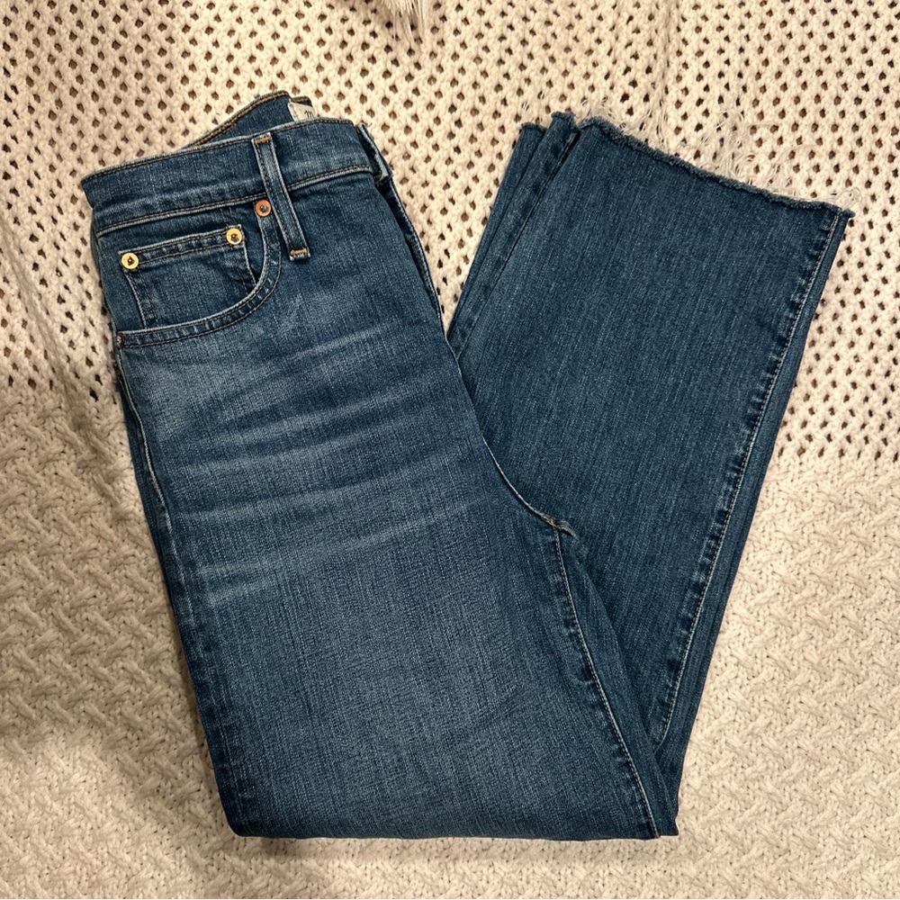 Madewell Blue Flare & Wide Leg Jeans